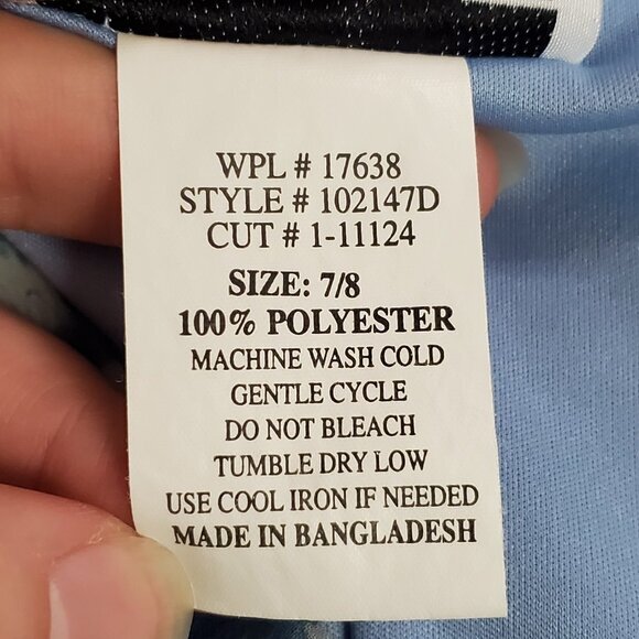 DBY Women Y2K Fairy Grunge Babydoll Midi Dress Size 8 Blue Rocker Flowy Feminine - Picture 6 of 10